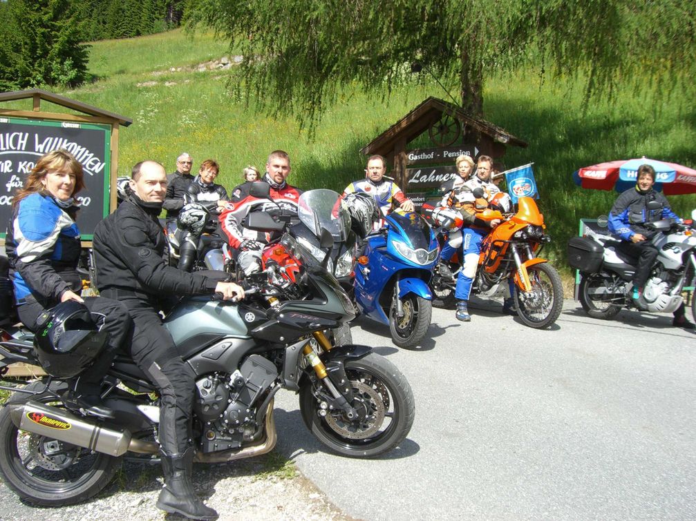 Motorrad, Motorradwoche, Berggasthof Pension Lahnerhof, Obergail, Kärnten, Lesachtal