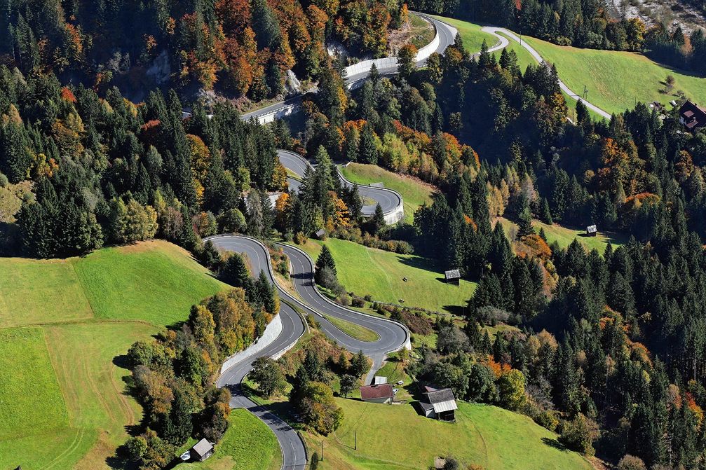 kurvenreiches Lesachtal, Motorrad, Motorradwoche, Biketour, Berggasthof Pension Lahnerhof, Obergail, Kärnten